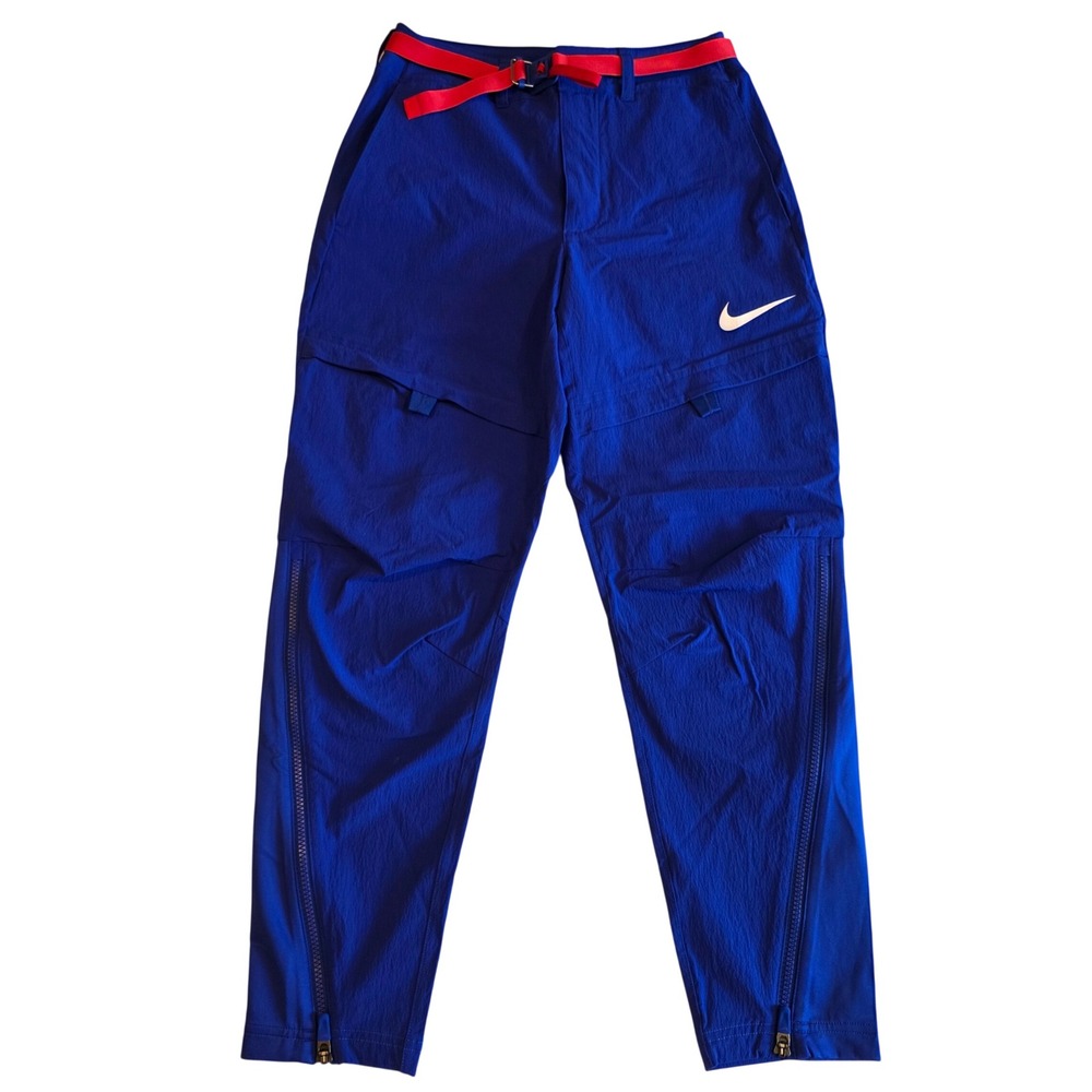 Nike Dri-FIT ADV USA Olympic Blaze Trail Cargo Pants Blue Red CV0454-455 Mens S